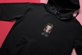 Demon Slayer Kimetsu No Yaiba Nezuko Pixel Art | Anime Manga Merchandise | Fan Art Unisex Zwart Maat XL Hoodie