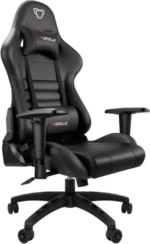 bol com game chair furgle gaming stoel hoge comfort zwart