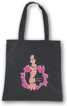Anha'Lore Designs - Tribal - Exclusieve handgemaakte tote bag - Zwart