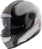 LS2 FF385 FT2 Fiberglass motorhelm Anthology glans wit L