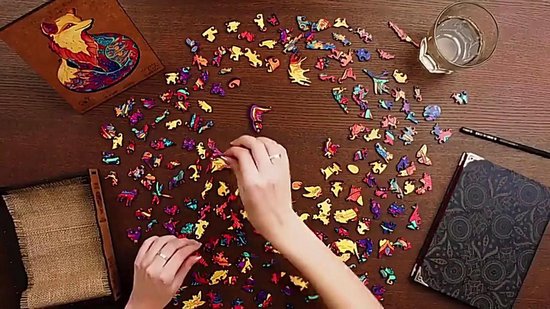 Dwars zitten alliantie markeerstift Unidraak - Houten Puzzel volwassenen Jigsaw puzzels wooden puzzle unidragon  puzzel Uil A3 | bol.com