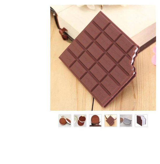Chocolate notitieboek!