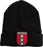 Qualité Premium Chapeau / Bonnet - de haute qualité | Amsterdam Zwart