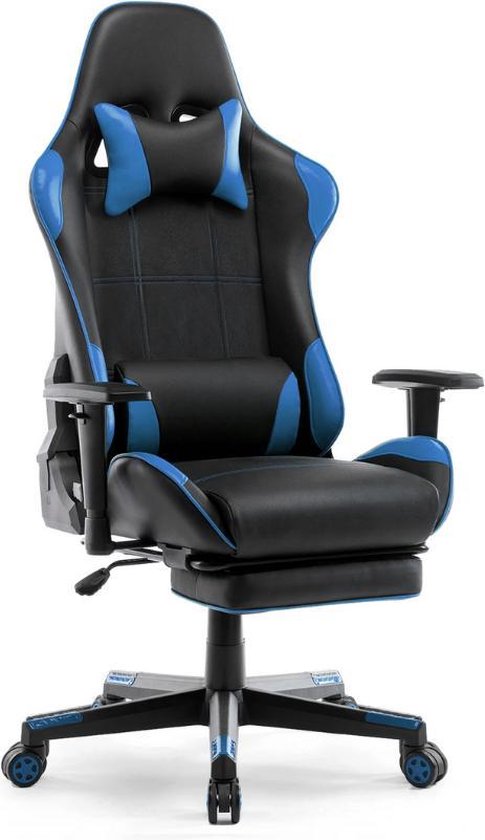 De Game Hero Winner X1 - Gaming bureaustoel met voetsteun