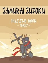 Samurai Sudoku Puzzle Book - Easy