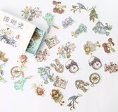 Bullet journal stickers | Doosje - 40 kleine stickers |  8 cm x 5 cm x 1,5 cm