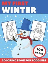 My First Winter Coloring Book For Toddlers