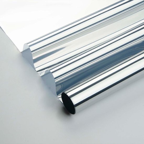 Film de protection solaire pour fenêtre 90cm x 2m transp / argent