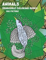 Zendoodle Coloring Books Big Picture - Animals