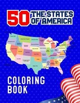 50 The States of America Coloring Book