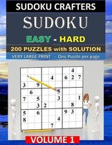 SUDOKU Easy - Hard - 200 PUZZLES WITH SOLUTION