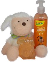 BubblyBUBBLES® - Geschenkset Jellibelli - douchegel, zeep & lief knuffeltje - voor kinderen