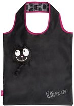 Moses Opvouwbare Boodschappentas Ed, The Cat 10 Liter Zwart
