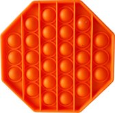 Push Pop Bubble®️ - Fidget toys - Pop it - Goedkoop - Oranje achthoek - CE gecertificeerd