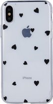 Forever – iPhone 12 Mini – hartjes -transparant – hoesje – telefoonhoesje