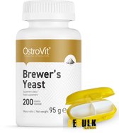 Supplementen - OstroVit Brewer's Yeast 200 tabbletten200 Tabletten