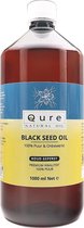 Black Seed Oil 1 Liter | 100% Puur & Onbewerkt | Nigella Sativa Olie | Zwartzaadolie - Zwarte zaadolie | Zwarte Komijnolie | Grote Fles 1000ml