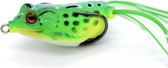 essay Dusver Scarp Lure frog - roofvissen kunstaas kikker - 13g - Groen - softbait - floater /  topwater | bol.com