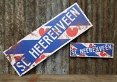 Bord SC Heerenveen 60cm met roestlook | Retro | Vintage stijl