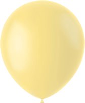 Lichtgele Ballonnen Powder Yellow 33cm 50st