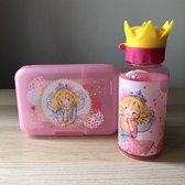 Roze Prinses Lillifee lunchbox met drinkfles / drinkbeker - Die spiegelburg