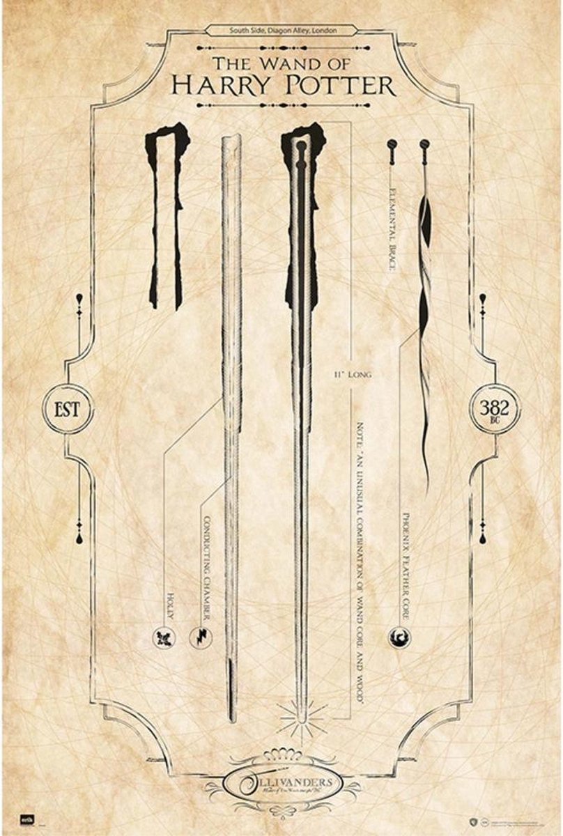Poster Harry Potter - The Wand 61x91,5cm