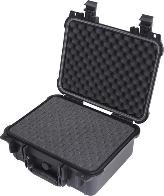 Koffer - Iron Case - Harde Cover voor Valve Index | Zwart | Zelf Uitsnijden| Accessoires voor VR Brillen / Bescherming / Protectie| Waterdicht