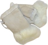 Vingerloze Dames Handschoenen Off White