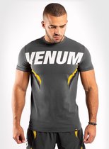 Venum T-Shirt One-FC Impact Grijs/Geel Large