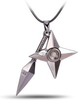Naruto Ketting - Akatsuki - Anime - Manga - Naruto hanger - Cosplay - Kunai Shuriken - Ninja Star - Necklace Pendant