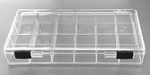 Storage Box, 18 compartments, 20,5×10,5×2,8cm