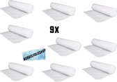 Bubbeltjesplastic | Bubbelfolie Volume Deal| 9 Rollen | 50cm x 5m | Noppenfolie | 45 meter