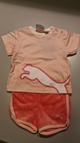 Puma set roze maat 86 (12-18 maanden) shirt met broekje