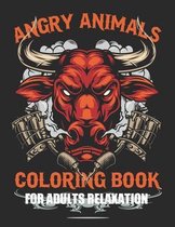 Angry Animals coloring books for Adults Relaxation