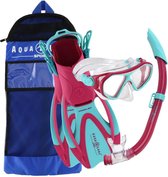 Aqua Lung Sport Urchin Set - Snorkelset - Kinderen - Roze/Turquoise - 25-31