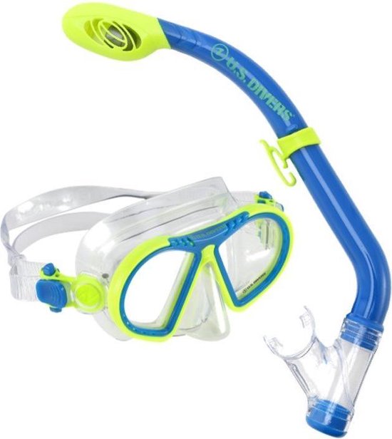 US Divers Toucan Combo - Snorkelset - Kinderen - Geel/Blauw