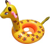 Zwemring Giraffe| Zwemband | Zwembootje Giraffe voor Baby| Opblaasbare Giraffe Zwemring |Giraffe Opblaasbootring |voor jonge kinderen| zwembadring| Giraffe