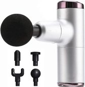 LifeLoom® krachtige, mini, sport en relax massage gun, grijs.