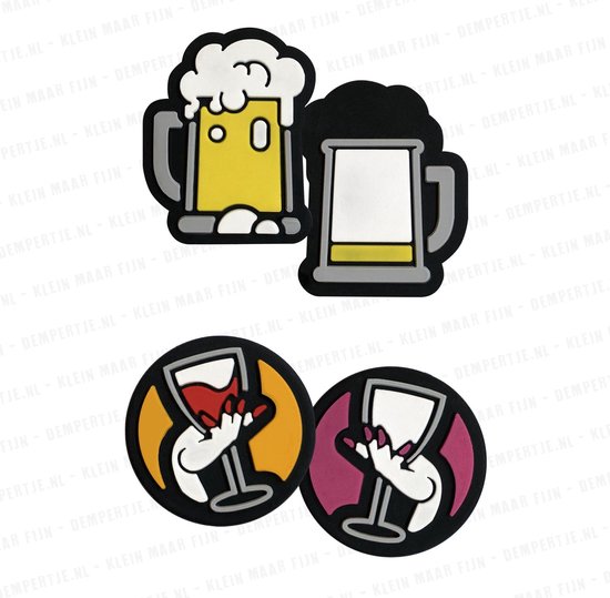 Tennisdemper 2 stuks – Tosdemper – Drinks COMBI