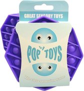 Pop it fidget toy paars | Pop it | Popit | Fidget toy | Pop it toy | zeshoekig | pop it fidget toy goedkoop