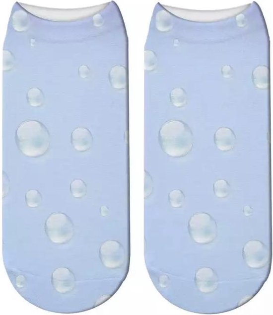 Enkelsokken Bubbels Unisex enkelsokken - sokken - zomersokken maat 36-41