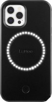 LuMee Duo case met front en back verlichting voor iPhone 12 Pro Max - Matte Black
