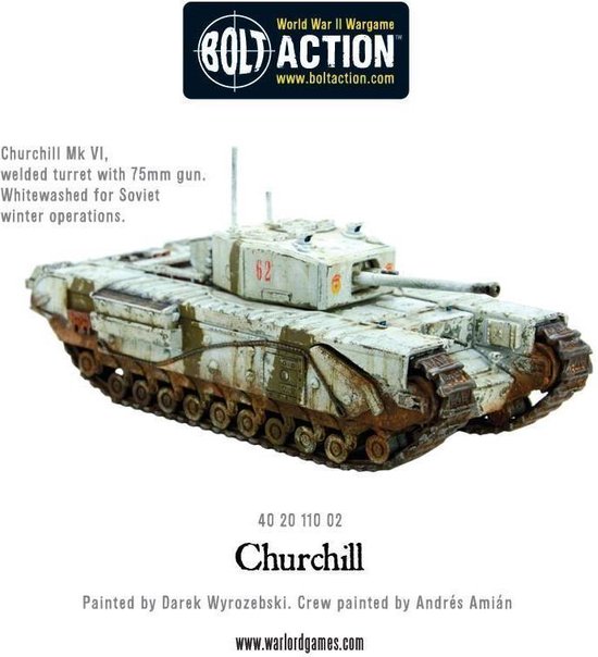 Thumbnail van een extra afbeelding van het spel Bolt Action: Churchill Tank