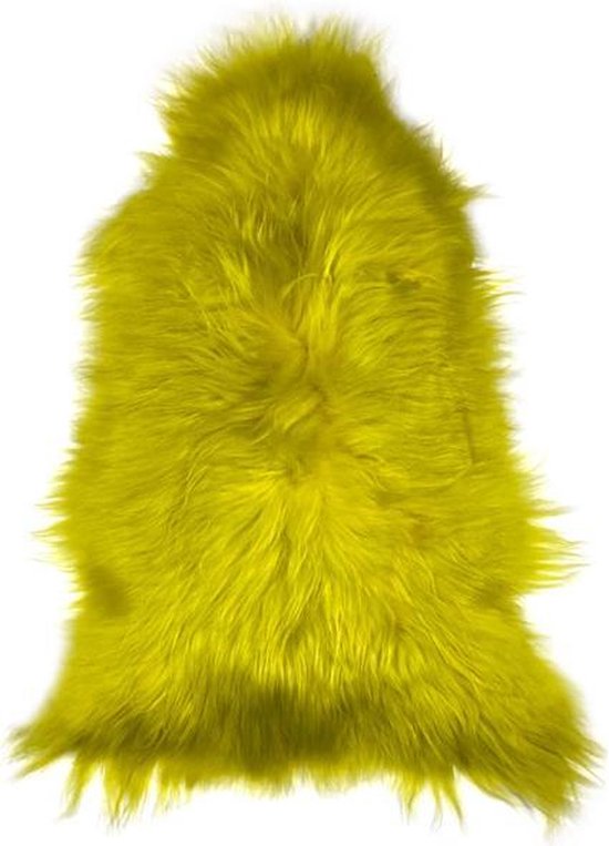 Peau de mouton teinté islandais jaune 0148