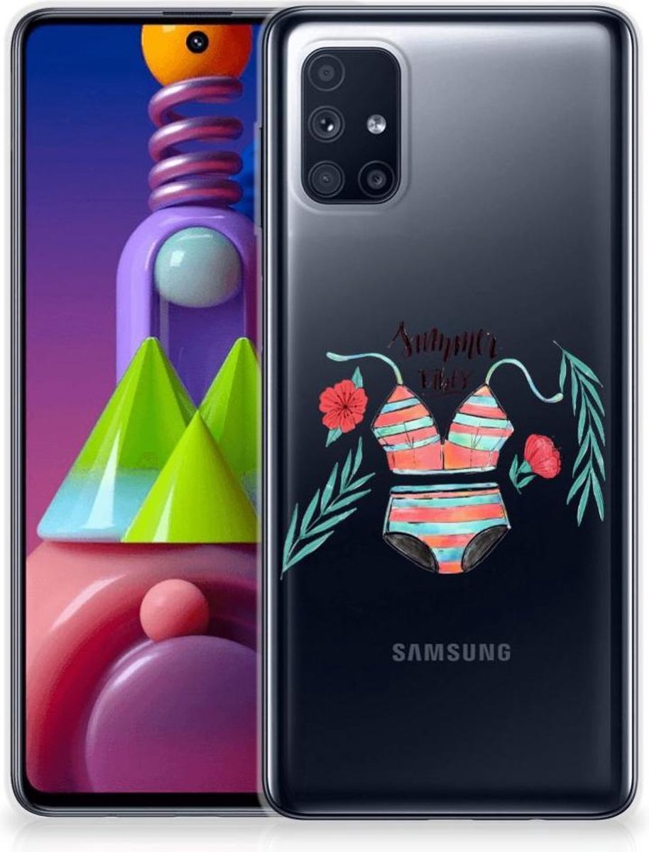 Samsung Galaxy M51 Telefoonhoesje met Naam Boho Summer