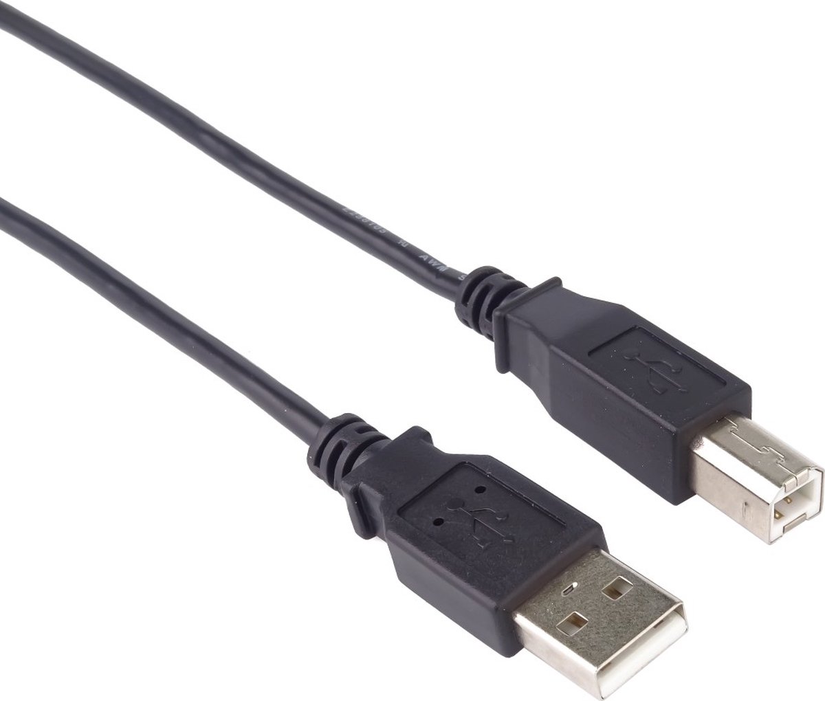 PremiumCord ku2ab2bk USB-kabel USB 2.0 2 m USB A USB B Zwart