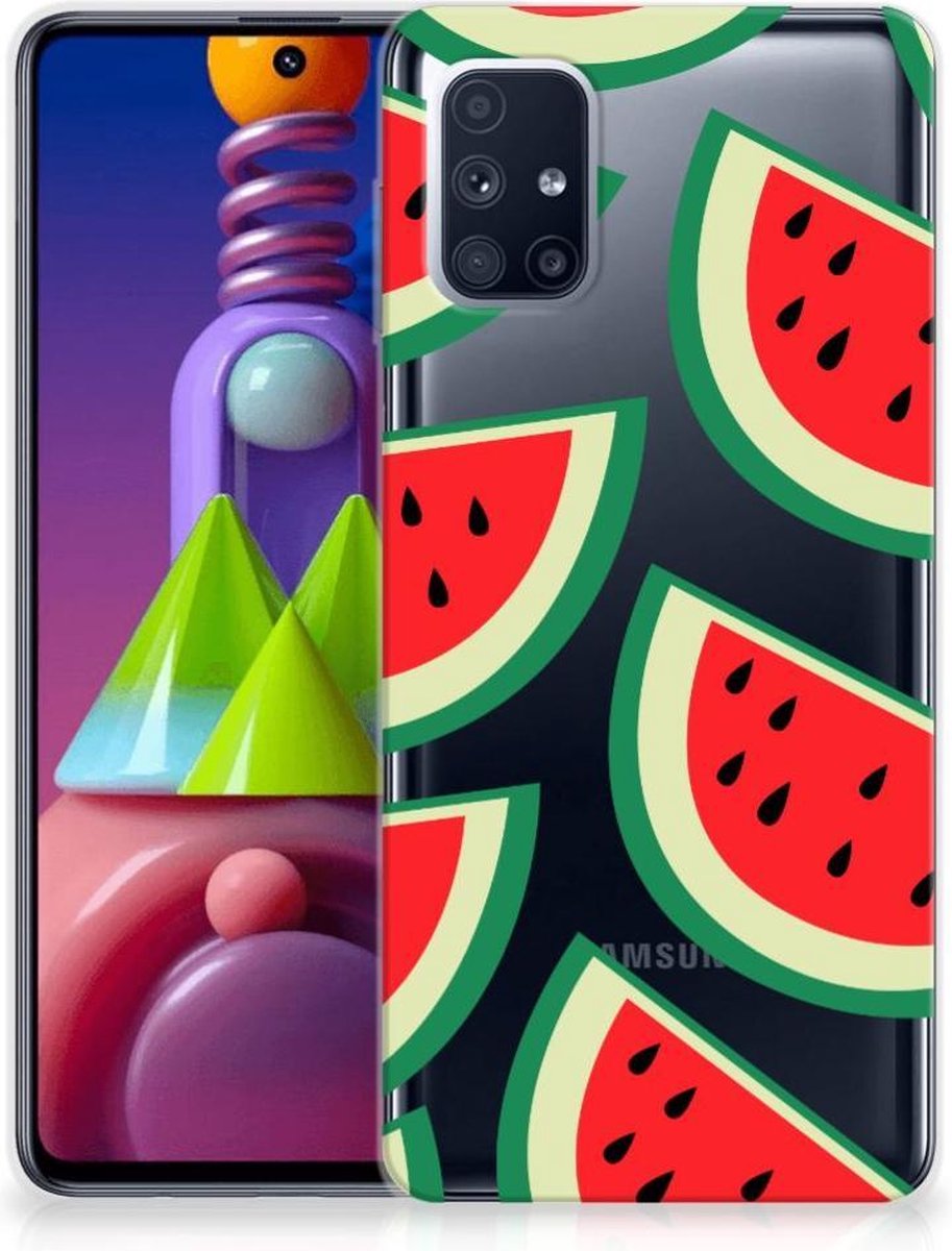 Samsung Galaxy M51 Siliconen Case Watermelons