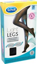 Scholl Light Legs 20 Denier Zwart - Maat L - Panty