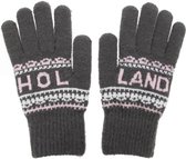 Robin Ruth Handschoenen  Vrouwen  Holland grijs-roze