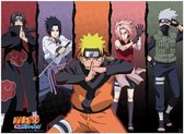 ABYstyle Naruto Shippuden Shippuden Group nr 1  Poster - 52x38cm